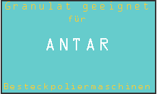 Maisgranulat geeignet für Besteckpoliermaschine vont Antar Granulat geeignet für Besteckpoliermaschine von Antar