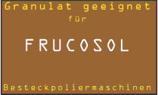 Maisgranulat geeignet für Besteckpoliermaschine von Frucosol Granulat geeignet für Besteckpoliermaschine von Frucosol