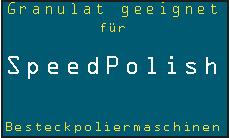 Maisgranulat geeignet für Besteckpoliermaschine von SpeedPolish Granulat geeignet für Besteckpoliermaschine von SpeedPolish