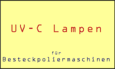 UV-C Lampen Besteckpoliermaschinen UV-C Lampen Besteckpoliermaschinen